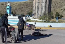 Accidente de moto lineal en óvalo de ingreso al distrito De Nuñoa 6 Accidente de moto lineal en ovalo de ingreso al distrito De Nunoa